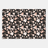 Rose Gold Bees & Blume Geschenkpapier Set (Vorderseite 2)