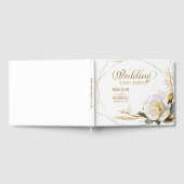 Rose Gold Bio Blumenhochzeit Gästebuch (Voll)