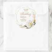 Rose Gold Bio Runder Aufkleber (Tasche)