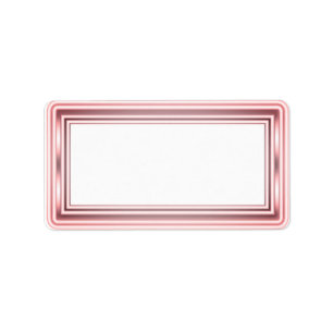 Rose Gold Blank Address Labels Adressaufkleber