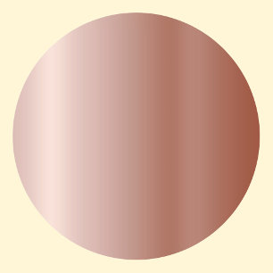 Rose Gold Blank Template, DIY Text Art Logo Runder Aufkleber