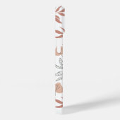 Rose Gold-Blätter Personalisierte Namensvorlage Case-Mate iPhone Hülle (Rückseite / Rechts)