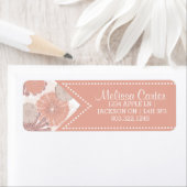 Rose Gold Blume Muster (Insitu)