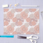 Rose Gold Blume Muster Seidenpapier (Handwerk)