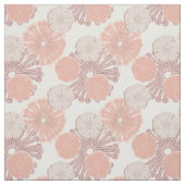 Rose Gold Blume Muster Stoff (Muster)