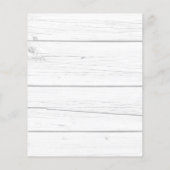 Rose Gold Blumenholz Budget Brautparty (Rückseite)