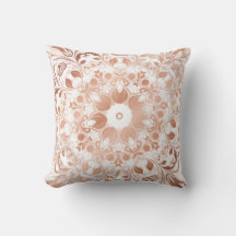 Rose-Gold-Blumenmandala