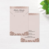 Rose Gold Blumenschmuck mit Necklace Display (Schreibtisch)