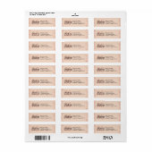 Rose Gold Blush 80. Geburtstag Glitzer Confetti (Vorne)
