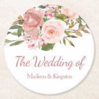 Rose Gold & Blush Blues Hochzeit
