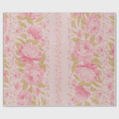 Rose Gold Blush Chic Metallic Rosa Glitzer Sparkon Geschenkpapier (Flach)