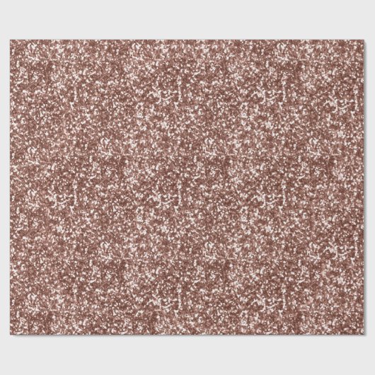 Rose Gold Blush Glitzer Nahtloses Funkelnd Glam Geschenkpapier (Flach)
