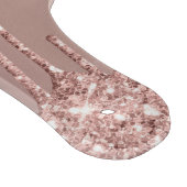 Rose Gold Blush Glitzer Sparkeln Tropfen - Ihr Tex Schneidebrett (Ecke)