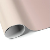 Rose Gold Blush Glitzer Sparkeln Tropfen - Text/ N Geschenkpapier (Rolleneckpunkt)