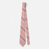Rose Gold Blush Glitzer Sparkle Neck Tie Krawatte (Vorderseite)