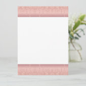 Rose Gold Blush Glitzer Sparkle Tropfen Texthochze Menükarte (Stehend Vorderseite)