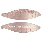 Rose Gold Blush Glitzer Tropfen Basketball Geschen (Panele)