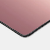 Rose Gold Blush Glitzer Tropfen Schreibtischunterlage (Ecke)