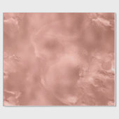 Rose Gold Blush Hautpulver Glass geschmolzen Geschenkpapier (Flach)