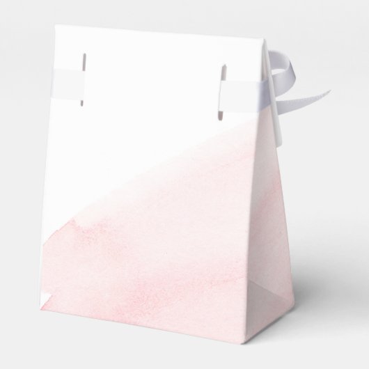 Rose Gold Blush immer und für immer Script Hochzei Geschenkschachtel (Rückseite)