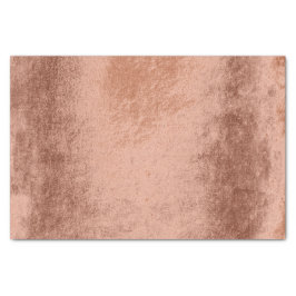Rose Gold Blush Metallische Kupferhaut Hütte Seidenpapier