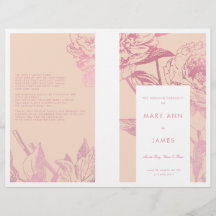 Rose Gold Blush Pink Blumenzwiebelprogramm