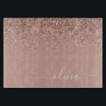 Rose Gold Blush Pink Glitzer Script Monogram Girl Schneidebrett<br><div class="desc">Rose Gold - Schwarz Rosa Sparkle Glitzer Script Monogram Name Cutting Board. Dies macht den perfekten Abschluss,  Geburtstag,  Hochzeit,  Brautparty,  Jubiläum,  Babydusche oder Junggeselinnen-Abschied Geschenk für jemanden,  die Lieben glamourösen Luxus und schicke Stile.</div>