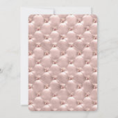 Rose Gold Blush Pink Paris Oh Baby Dusche Einladung (Rückseite)