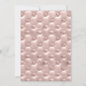 Rose Gold Blush Pink Paris Oh Baby Dusche Einladung (Rückseite)