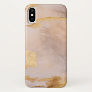 Rose Gold Blush und Gold Textur Case-Mate iPhone Hülle