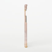 Rose Gold Blush und Gold Textur Samsung Galaxy Hülle (Linke Seite)