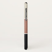 ROSE GOLD BLUSPINK COPPER SILVER BLACK STRIPS Case-Mate iPhone HÜLLE (Hinten/Links)