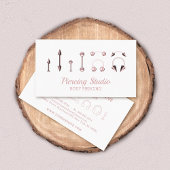 Rose Gold Body Piercing Studio Visitenkarte