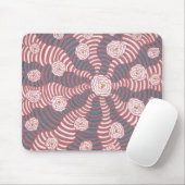 Rose Gold Borealis-Mauspad Mousepad (Mit Mouse)