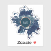 Rose Gold Bouquet Aufkleber (Blatt)