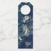 Rose Gold Bouquet Wedding Flaschenanhänger (Rückseite)