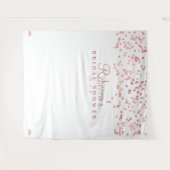 Rose Gold Brautparty Hintergrund, Foto Booth Prop Wandteppich (Vorderseite (Horizontal))