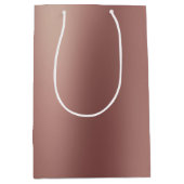 Rose Gold Brautparty Mittlere Geschenktüte (Vorderseite)