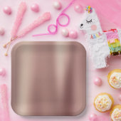 Rose Gold Brautparty Pappteller (Party)