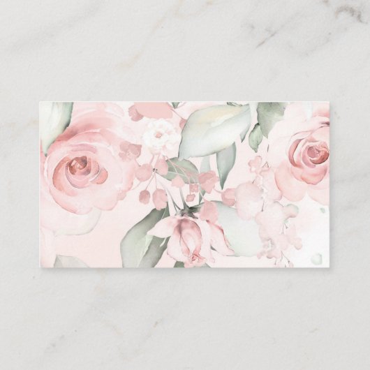 Rose Gold Bringen Sie ein Buch für kleine Mädchen Begleitkarte (Rückseite)