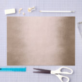 Rose Gold Bronze Metallische Kupferseide Seidenpapier (Handwerk)