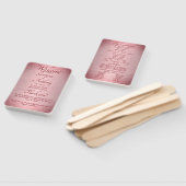 Rose Gold Burgund Hochzeitsfeier Fächer (Non-assembled)