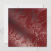 Rose Gold & Burgund Marble Celebrate mit uns Einladung (Rückseite)