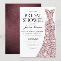 Rose Gold & Burgund Samt Brautparty laden ein