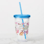 rose gold butterfly acryltrinkbecher (Links)