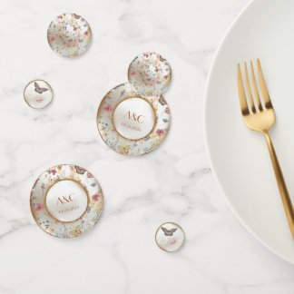 Rose Gold Butterfly Garden Hochzeitstisch Konfetti