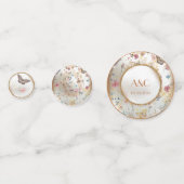 Rose Gold Butterfly Garden Hochzeitstisch Konfetti (Vorderseiten)