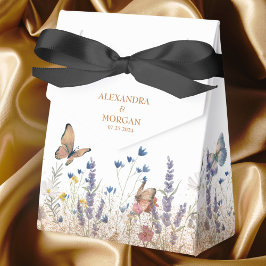 Rose Gold Butterfly Garden Wedding Gefallen Box Geschenkschachtel