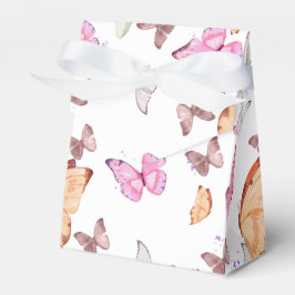 rose gold butterfly geschenkschachtel