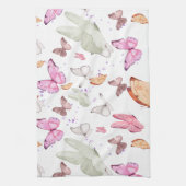 rose gold butterfly geschirrtuch (Vertikal)